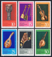 Germany-GDR 1330-1335, MNH. Michel 1708-1713. Musical Instruments, 1971. - Nuevos