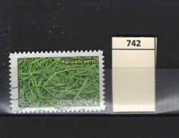 PRIX FIXE Obl 742 YT Haricots Verts Flore Légumes 59 - Used Stamps