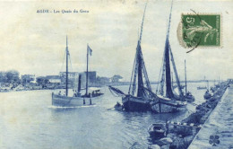 AGSE  Les Quais Du Grau  Bateaux De Peche RV - Agde