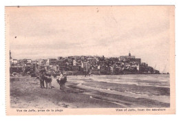 ISRAEL Vue De Jaffa Et La Plage (carte Animée) - Israel