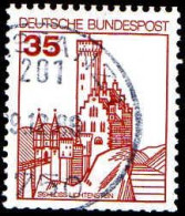 RFA Poste Obl Yv: 969/971 Tours & Châteaux Lichtenstein Wilhelmsthal & Herrenhausen (TB Cachet Rond) - Used Stamps