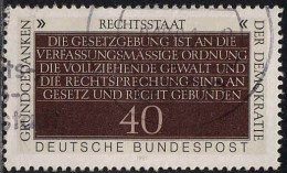 RFA Poste Obl Yv: 937/939 Principes Fondamentaux De La Démocratie (Beau Cachet Rond) - Used Stamps