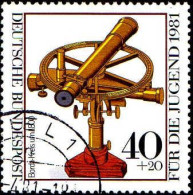 RFA Poste Obl Yv: 922/925 Für Die Jugend Instruments D'optique (Beau Cachet Rond) - Used Stamps