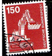 RFA Poste Obl Yv: 859/860 Sciences & Techniques Engins De Chantier (TB Cachet Rond) - Used Stamps