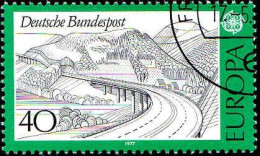 RFA Poste Obl Yv: 781/782 Europa Cept Paysages (Beau Cachet Rond) - Gebraucht