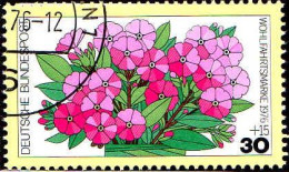 RFA Poste Obl Yv: 753/756 Wohlfahrtsmarke Fleurs Des Jardins (TB Cachet Rond) - Gebraucht