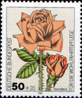 RFA Poste N** Yv: 982/985 Wohlfahrtspflege Roses De Jardin - Neufs