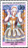 RFA Poste N** Yv: 757/760 Femmes Célèbres Allemandes Comediennes - Unused Stamps