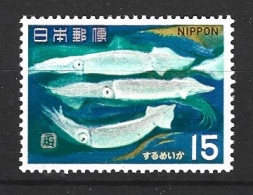 JAPON. N°829C De 1967. Calmar. - Marine Life