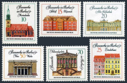 Germany-GDR 1287-1292,MNH. Mi 1661-1666. Berlin Buildings,1971. Kopenick Castle, - Nuovi