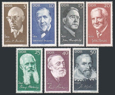 Germany-GDR 1270-1275, 1274A, MNH. Mi 1644-1649, 1707. Prominent Germans, 1971. - Nuevos