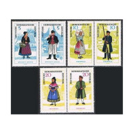 Germany-GDR 739-744a Pairs, MNH. Mi 1074-1079. Regional Costumes, 1964. Monchgut - Ungebraucht