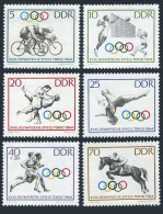 Germany-GDR 706-710,B118, MNH. Mi 1033-1038. Olympics Tokyo-1964.Bicycling,Judo, - Neufs