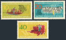 Germany-GDR  611-613, MNH. Michel 895-897. 10th Agricultural Exhibition, 1962. - Nuevos