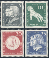 Germany-GDR 570-573, Hinged. Mi 857-860. Franz Liszt, 150th Birth Ann. 1961. - Nuovi