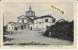 Lombardia-como-rovello Porro Santuario Della Beata Vergine Del Carmine Veduta Santuario (f.picc./v.retro) - Andere & Zonder Classificatie