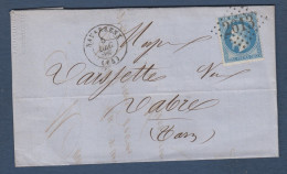 Basses Pyrénées -  GC 2613 Et Cachet 15  NAVARRENX - 1849-1876: Période Classique