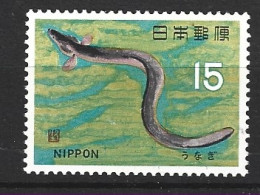 JAPON. N°827 De 1966. Anguille. - Mundo Aquatico