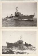 Photo : Escorteur D'escadre - Lot De 2 Photos  14 X 10 - Boats