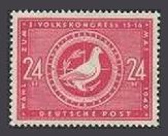 Germany-GDR 10N46, MNH. Mi 232. German People's Congress, 1949. Dove, Laurel. - Unused Stamps