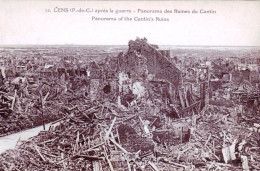 62 - Pas De Calais -  LENS Apres La Guerre -  Panorama Des Ruines Du Cantin - Lens