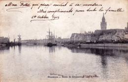59 - DUNKERQUE -  Bassin Du Commerce Et L'hotel De Ville - Dunkerque