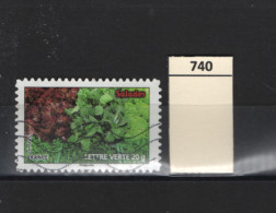 PRIX FIXE Obl 740 YT Salades Flore Légumes 59 - Used Stamps