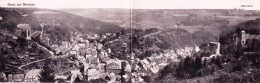 MONSCHAU - Gruss Aus MONTJOIE - Panorama - Carte Double - Doppelkarte - Monschau