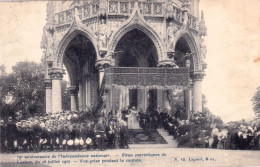  LAEKEN - BRUXELLES - 75e Anniversaire De L'Indépendance Nationale 1905, Fêtes Patriotiques- Vue Prise Pendant La Cantat - Laeken