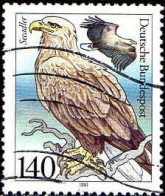 RFA Poste Obl Yv:1370 Mi:1542 Seeadler Haliaeetus Albicilla (Lign.Ondulées) Dents Courtes - Used Stamps