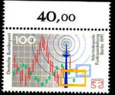 RFA Poste N** Yv:1381 Mi:1553 Internationale Funkausstellung Berlin Bord De Feuille - Unused Stamps