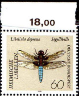 RFA Poste N** Yv:1374 Mi:1546 Libellula Depressa Segellibelle Bord De Feuille - Unused Stamps