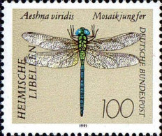 RFA Poste N** Yv:1380 Mi:1549 Aeshna Viridis Mosaikjungfer - Ungebraucht