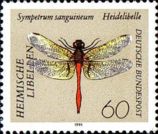 RFA Poste N** Yv:1375 Mi:1550 Sympetrum Sanguineum Heidelibelle - Unused Stamps