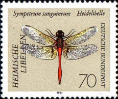 RFA Poste N** Yv:1378 Mi:1547 Sympetrum Sanguineum Heidelibelle - Unused Stamps