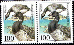 RFA Poste N** Yv:1369 Mi:1541 Ringelgans Branta Bernicla (Paire) - Unused Stamps