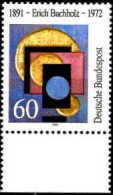 RFA Poste N** Yv:1325 Mi:1493 Erich Buchholz Peintre Bord De Feuille - Unused Stamps