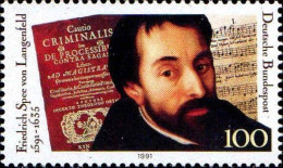 RFA Poste N** Yv:1335 Mi:1503 Friedrich Spee Von Langenfeld Theologien - Unused Stamps