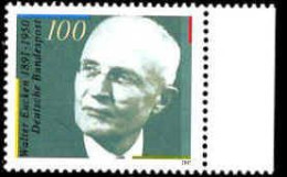 RFA Poste N** Yv:1326 Mi:1494 Walter Eucken Economiste Bord De Feuille - Unused Stamps
