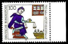 RFA Poste N** Yv:1322 Mi:1490 750 Jahre Apothekerberuf Bord De Feuille - Unused Stamps