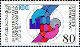 RFA Poste N** Yv:1303 Mi:1471 30. Weltkongress Der Internationalen Handelskammer Hamburg - Unused Stamps