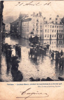 Liege - VERVIERS - La Place Saucy  Pendant Les Inondations Du 27 Fevrier 1906 - Verviers