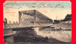 ITALIA - Abruzzo - Cartolina Viaggiata 1930 - Pescara - Riviera Di Castellamare Adriatico - Ponte Metallico Sul 'Pescara - Pescara