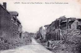 62 - Pas De Calais -  LIEVIN - Ruines De La Rue Faidherbe - Guerre 1914 - Lievin