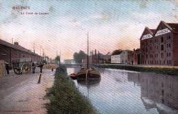 MALINES - MECHELEN -  Le Canal De Louvain - Peniche A Quai - Mechelen