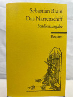 Das Narrenschiff : Mit Allen 114 Holzschnitten Des Drucks Basel 1494. - Poésie & Essais