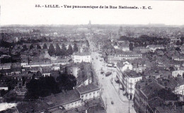 59 -  LILLE - Vue Panoramique De La Rue Nationale - Lille