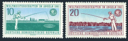 Germany-GDR 563-564, MNH. Mi 841-842. World Fishing Championships, Dresden,1961. - Neufs
