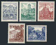 Germany-GDR 535-539, MNH. Michel 815-816, 835-837. Definitive 1961. Cities. - Unused Stamps