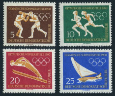 Germany-GDR 488-491,MNH.Michel 746-749. Olympics Squaw Valley-1960,Rome-1960. - Ongebruikt